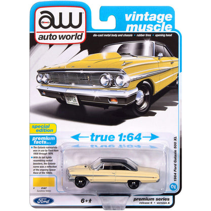 1964 Ford Galaxie 500XL - Sunshine Yellow w/Black Roof