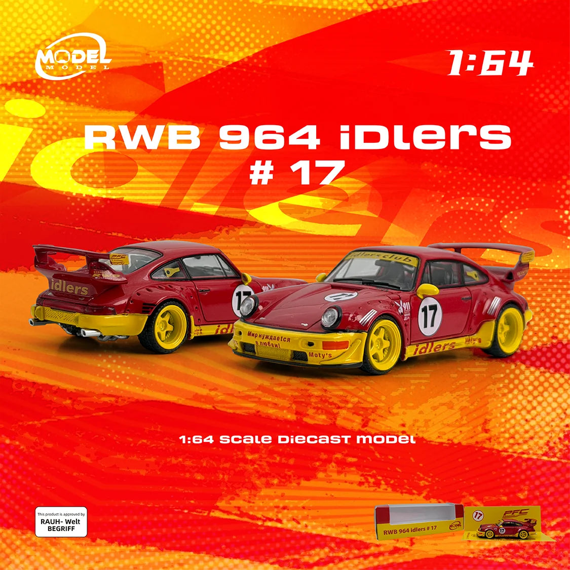 Porsche 911 RWB 964 idlers 