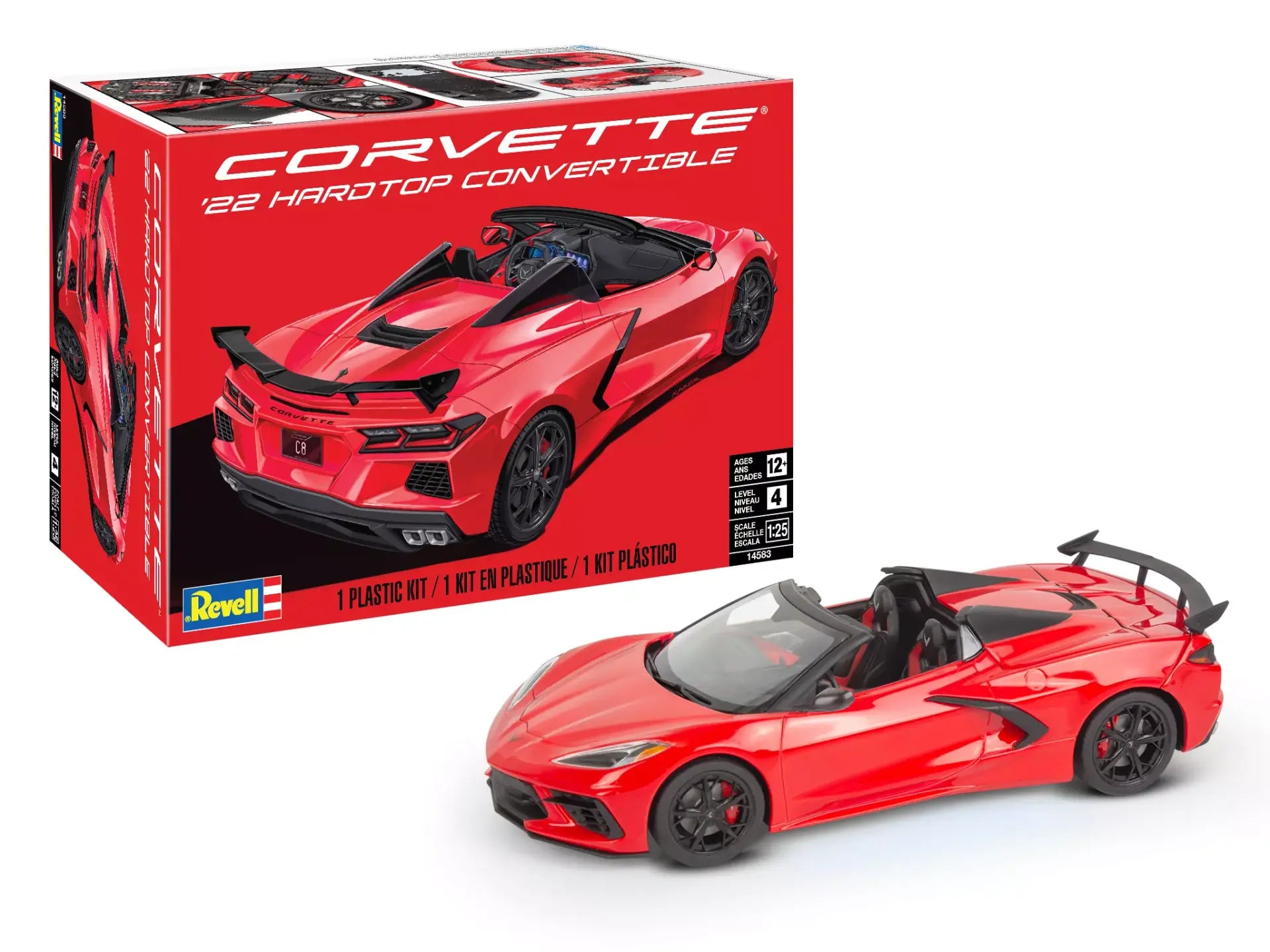 Revell 1/25 - 2022 Chevrolet Corvette - Hardtop Convertible - 14583-0177