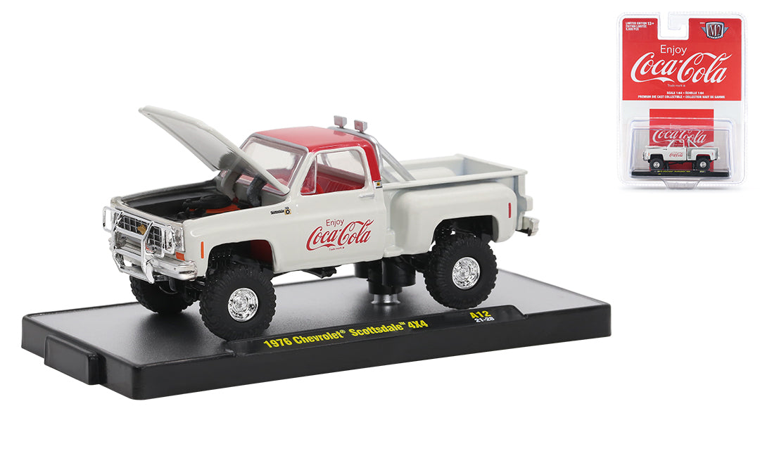 1976 Chevrolet Scottsdale 4x4, Coca-Cola (Échelle-Scale 1:64)