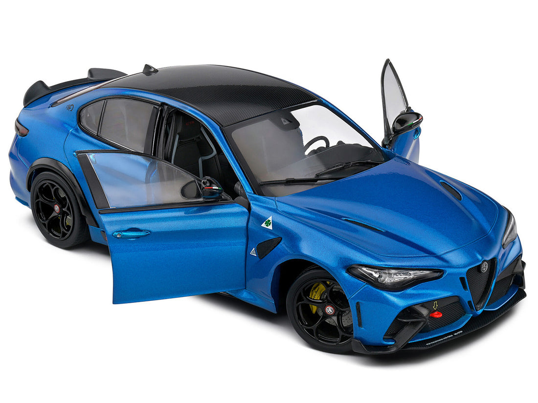 SOLIDO - 2022 Alfa Romeo Giulia GTA - (Blue with Carbon Top)
