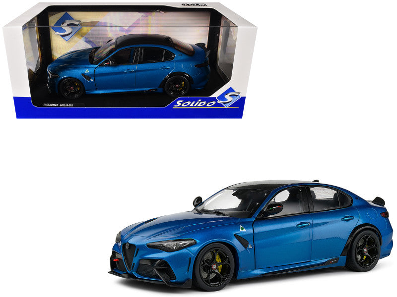SOLIDO - 2022 Alfa Romeo Giulia GTA - (Blue with Carbon Top)
