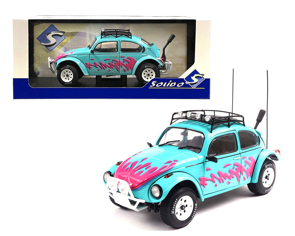 SOLIDO-1976 Volkswagen Beetle All Road – Miami Green  (S1809604)