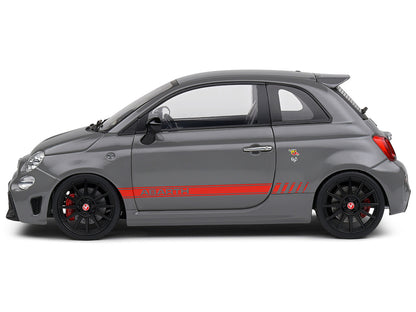 SOLIDO - 2022 Fiat 695 Abarth XSR Yamaha Record (Gray with Red Stripes)
