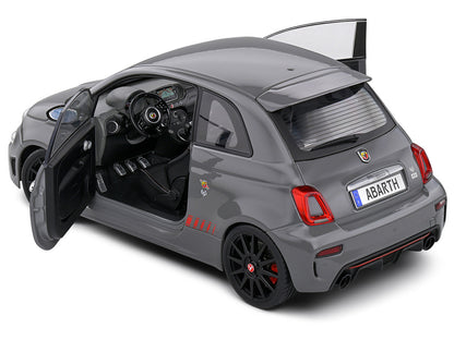 SOLIDO - 2022 Fiat 695 Abarth XSR Yamaha Record (Gray with Red Stripes)