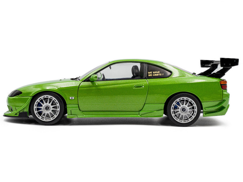 SOLIDO - 1999 Nissan Silvia S15 Spec-R Aero RHD (Right Hand Drive) "Never Satisfied" Green Metallic - S1812203