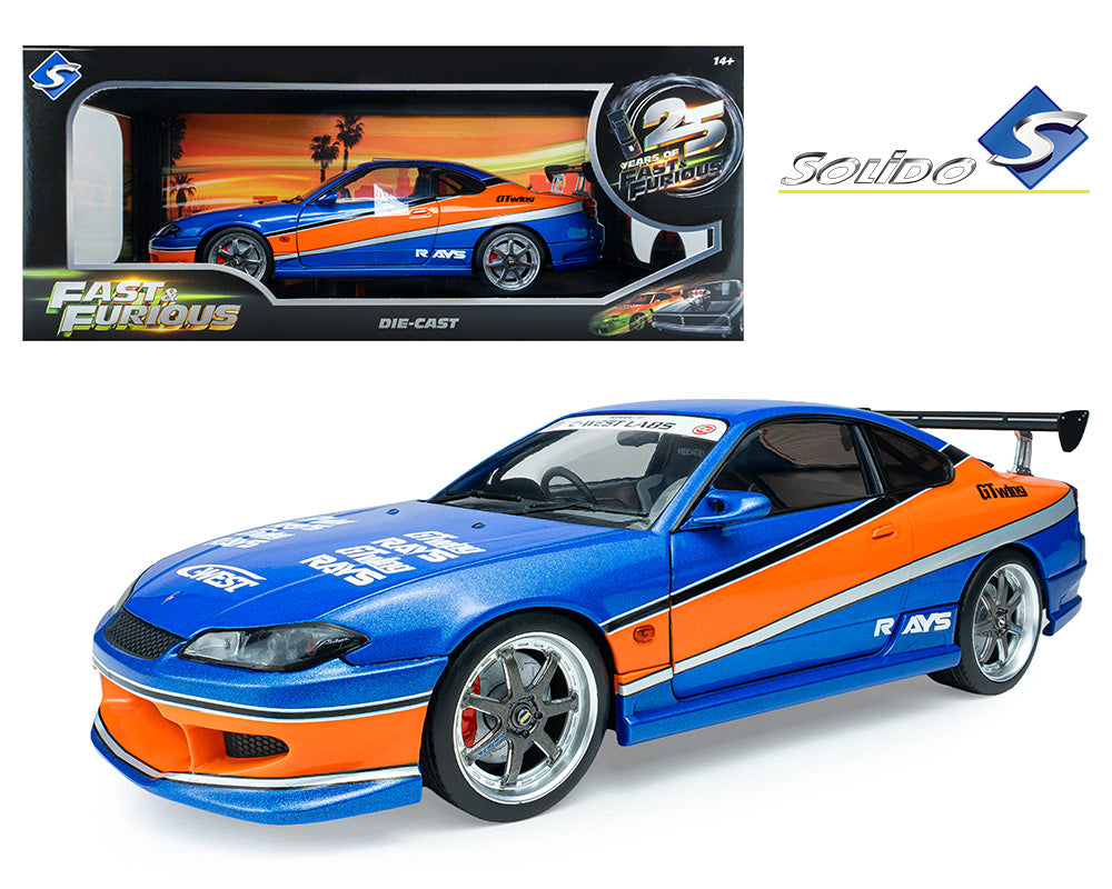 (PRE-ORDER 2026) SOLIDO 1/18 -Nissan Silvia S15 Spec S Tokyo Drift Mona Lisa "Fast and Furious"