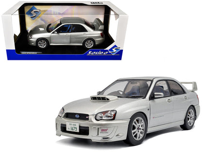 SOLIDO - 2004 Subaru Impreza WRX STI RHD (Right Hand Drive) Premium Silver Effect - S1812303