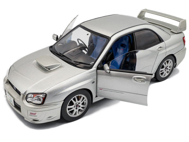SOLIDO - 2004 Subaru Impreza WRX STI RHD (Right Hand Drive) Premium Silver Effect - S1812303