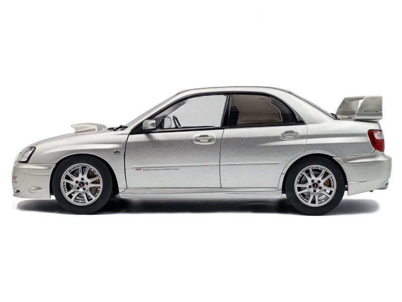SOLIDO - 2004 Subaru Impreza WRX STI RHD (Right Hand Drive) Premium Silver Effect - S1812303