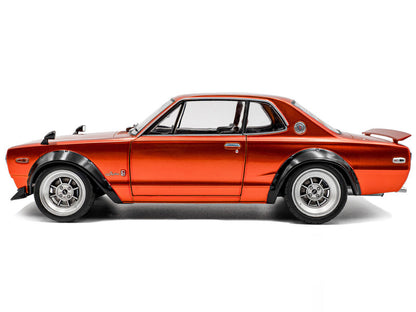 SOLIDO - 1970 Nissan Skyline (C10) Hakosuka RHD (Right Hand Drive) Orange Metallic - S1813003