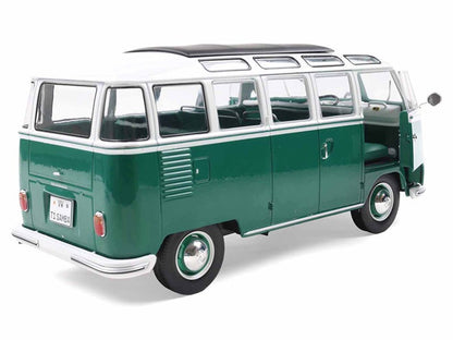 Solido 1:18 Volkswagen T1 Samba 1962 – Vert et blanc – S1813403