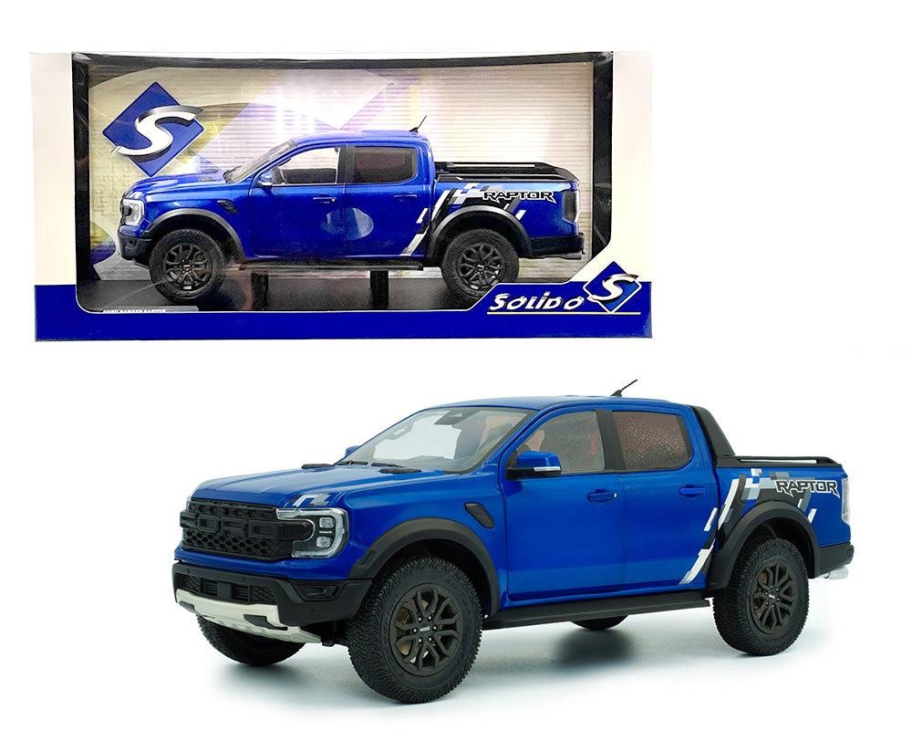 Solido 1:18 Ford Ranger Raptor 2024 Bleu – S1813902
