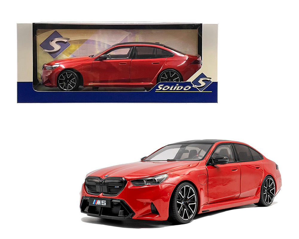 Solido 1:18 BMW M5 2025 Rouge Feu – S1814702