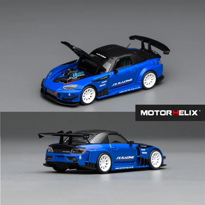 Motorhelix 1:64 Honda S2000 J’s Racing – Apex Blue Pearl – M65152