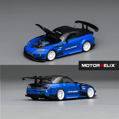 Motorhelix 1:64 Honda S2000 J’s Racing – Apex Blue Pearl – M65152