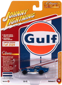 1965 Shelby Daytona Gulf in Light Gulf (Dark Blue w/White Stripe)