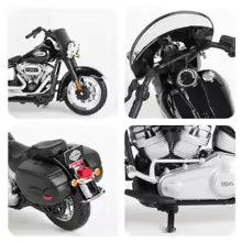 2024 Harley-Davidson Heritage Classic – Noir – Maisto 1:18 Series 45 – 31360-45-D