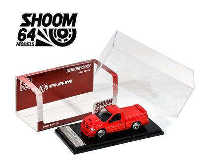 Shoom64 by GCD 1/64 - 2003 Ram SRT-10 LHD Red - SHOOM-103-002