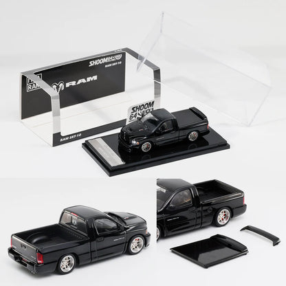 Shoom64 by GCD 1/64 - 2003 Ram SRT-10 LHD Black - SHOOM-103-003