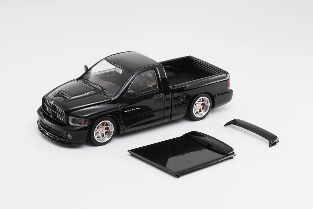 Shoom64 by GCD 1/64 - 2003 Ram SRT-10 LHD Black - SHOOM-103-003