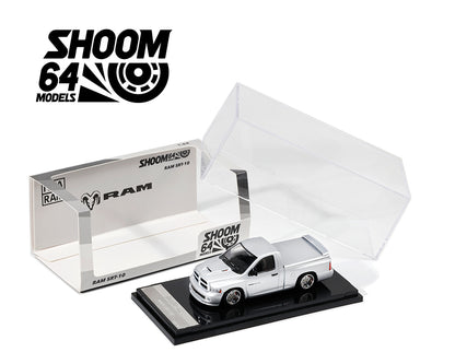 Shoom64 by GCD 1/64 - 2003 Ram SRT-10 LHD Silver - SHOOM-103-004