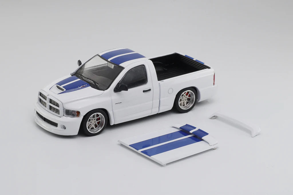 Shoom64 by GCD 1/64 - 2003 Ram SRT-10 LHD White - SHOOM-103-005