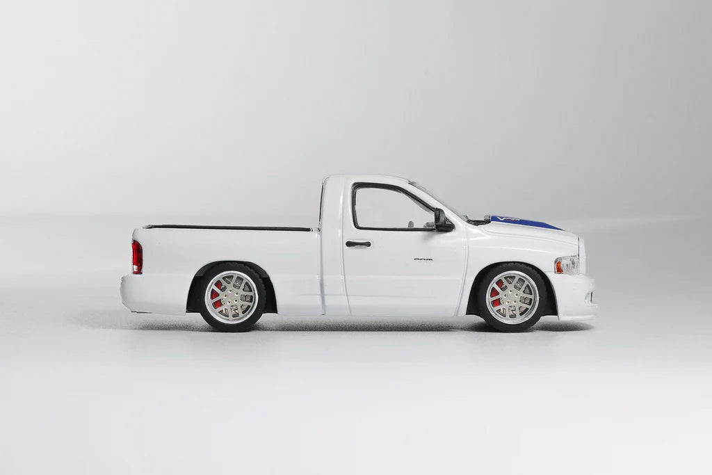 Shoom64 by GCD 1/64 - 2003 Ram SRT-10 LHD White - SHOOM-103-005