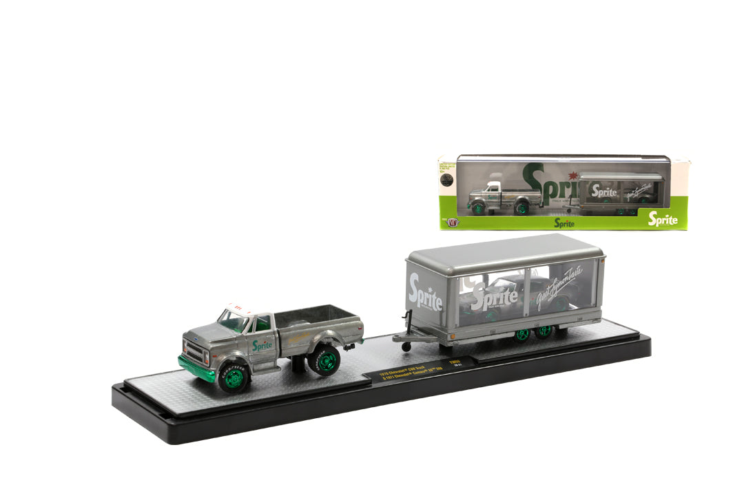 Super Chase Cars-Sprite 1970 Chevrolet C60 Truck &amp; 1971 Chevrolet Camaro SS 396