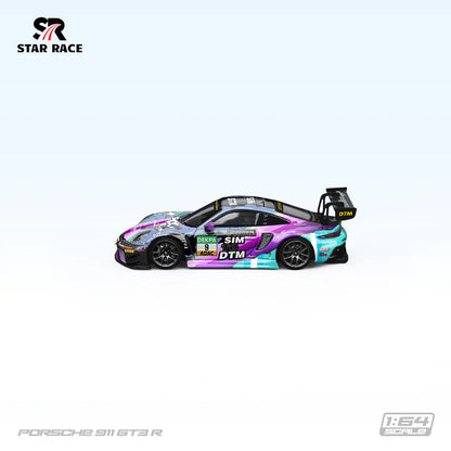 Porsche 911 GT3 Colorful No. 9 Livery – Star Race 1:64 SR64022