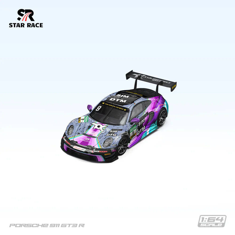 Porsche 911 GT3 Livrée colorée no 9 – Star Race 1:64 SR64022