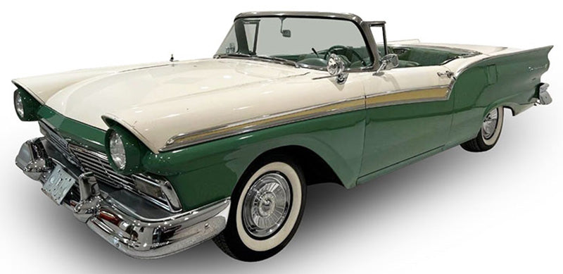1957 Ford Fairlane 500 Skyliner –Cumberland Green / Colonial White (SS1352)