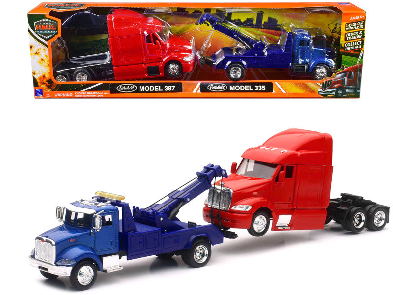 Dépanneuse Peterbilt 335 et cabine Peterbilt 387