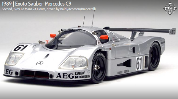 EXOTO 1/18 Sauber Mercedes C9 #63 ルマン優勝 EXOTO 1/18 Sauber Mercedes C9 #63 ルマン優勝の通販 by