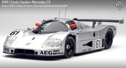 1987-89 SAUBER-MERCEDES C9 by EXOTO (Échelle-Scale 1:18)