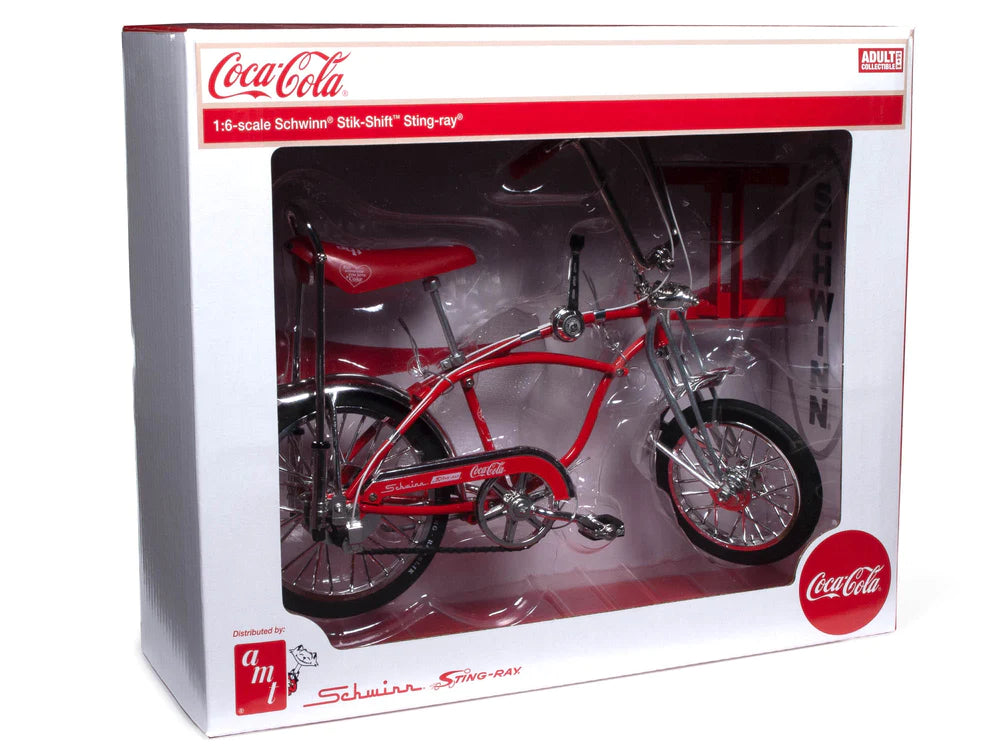 1/6 Schwinn Bicycle 1970 "Coca-cola" red
