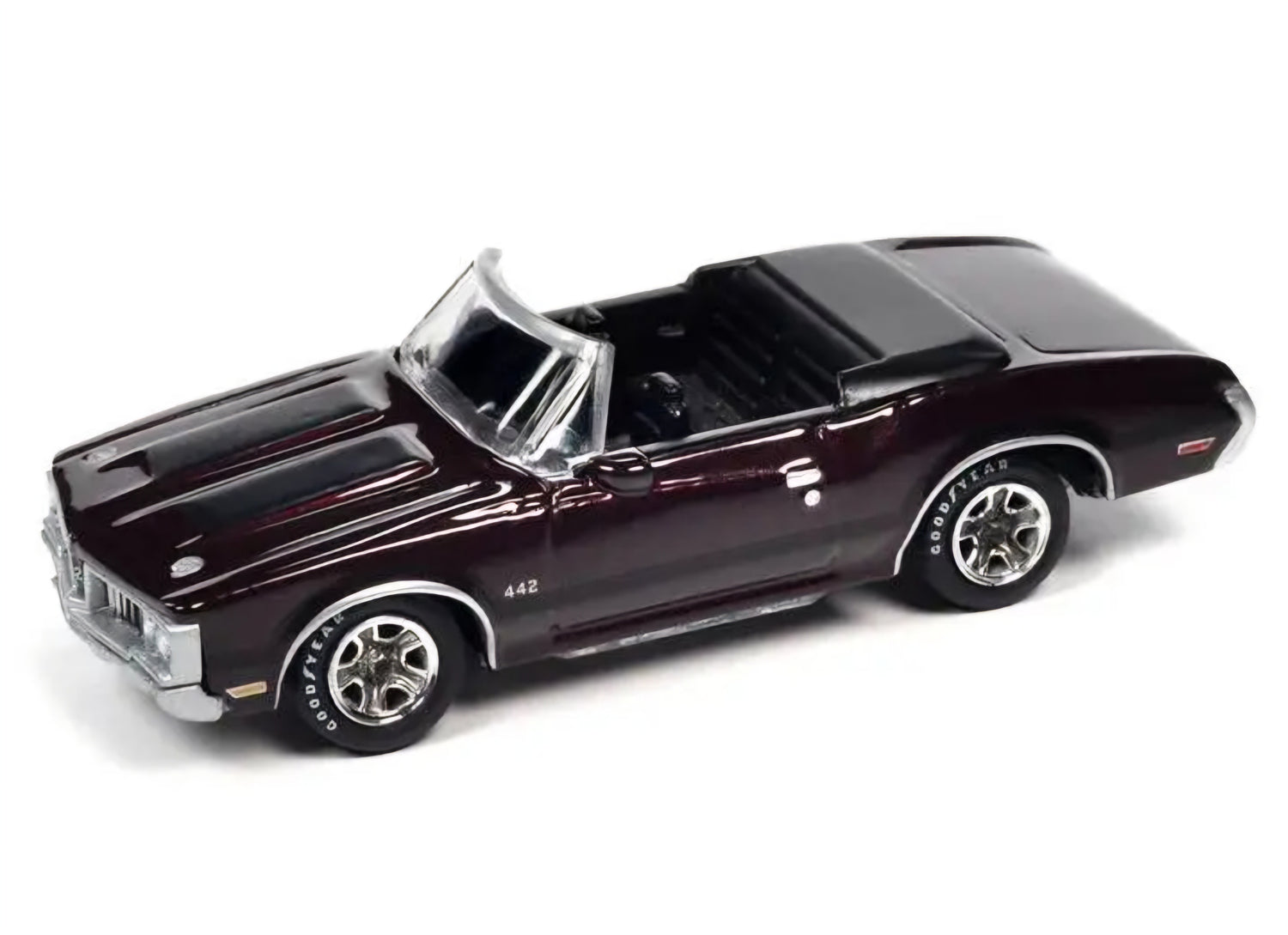 1970 OLDSMOBILE 442 CONVERTIBLE (BURGUNDY MIST)