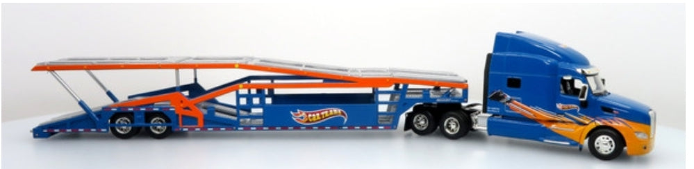 Peterbilt 579 w/ Car Hauler: CarTrans 1:64
