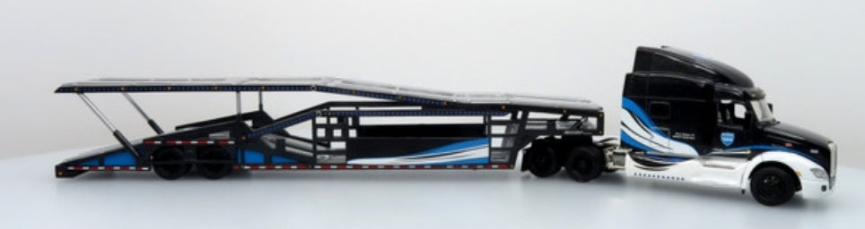 Peterbilt 579 w/ Car Hauler: Car Carriers 1:64