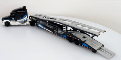 Peterbilt 579 w/ Car Hauler: Car Carriers 1:64