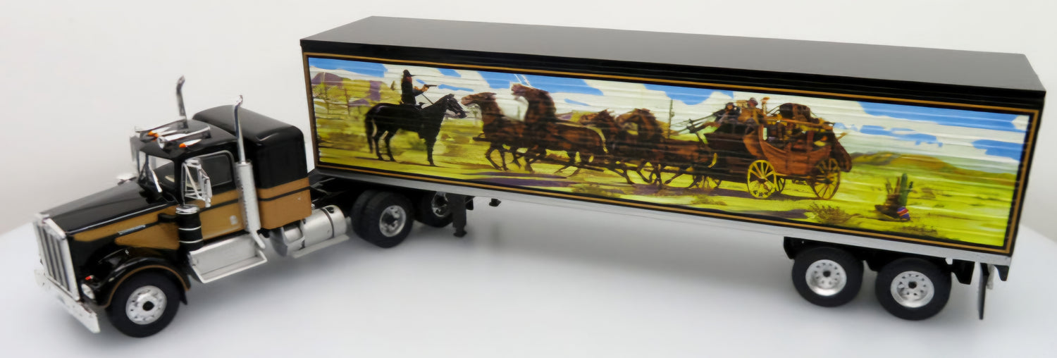 (PRE-ORDER NOV. 2024)) 1977 Kenworth W900A w/ Trailer: Bandit Trucking 1:43 (Limit un par client-Limit one per client)