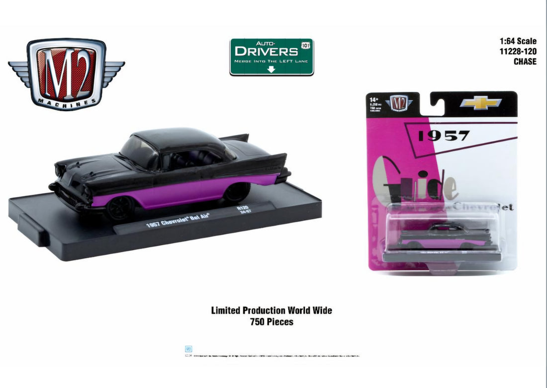CHASE CARS- 1957 Chevrolet Bel Air (Auto-Drivers Release 120 Set)