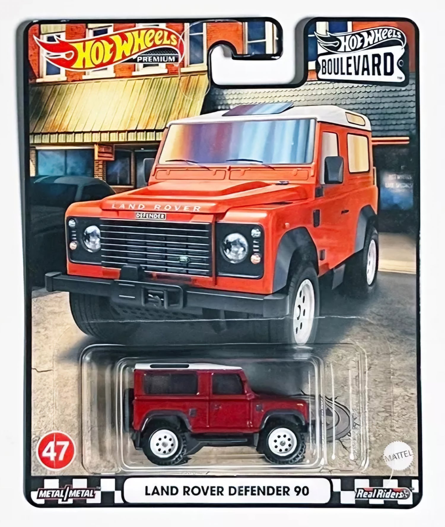 HOT WHEELS PREMIUM BOULEVARD 2022, Land Rover Defender 90, 