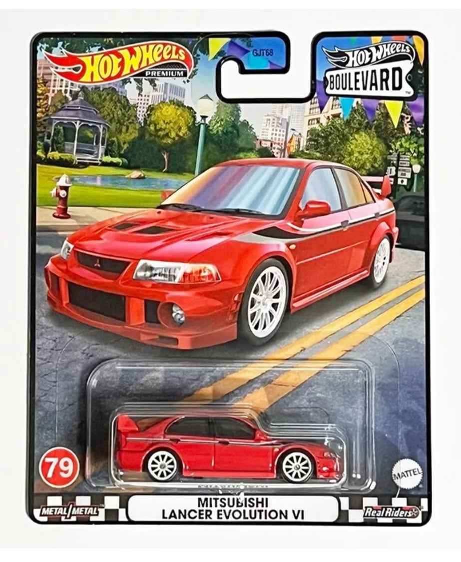 HOT WHEELS PREMIUM BOULEVARD 2023, Mitsubishi Lancer Evolution VI, 