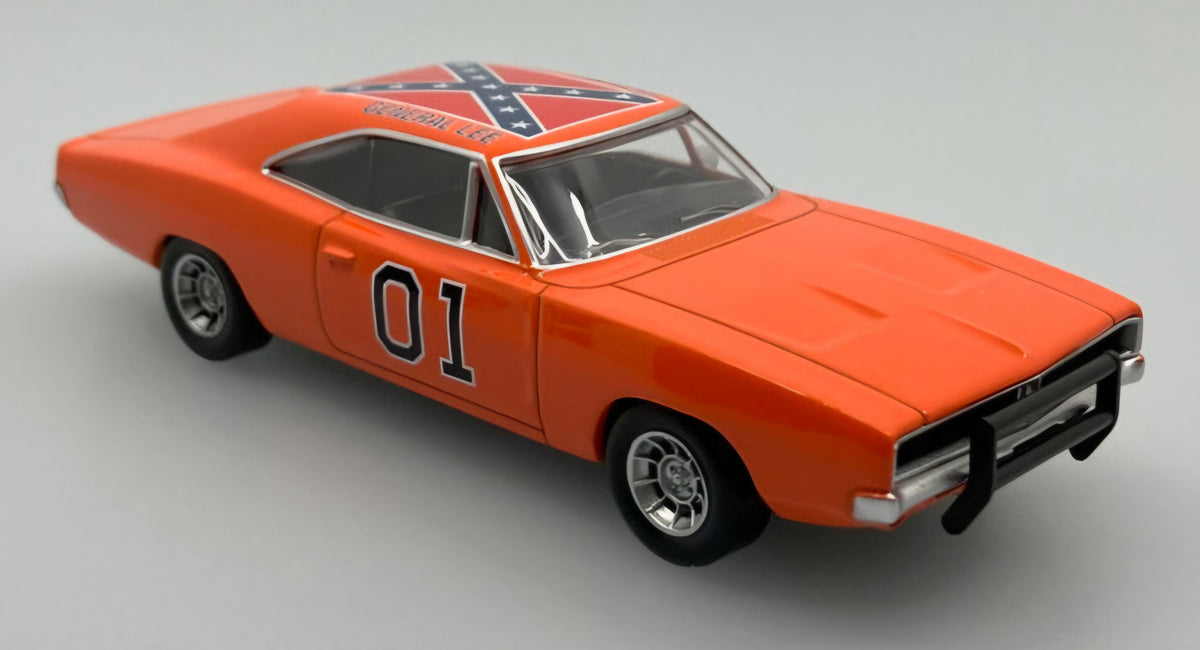 Miniature Norev Dodge Charger 1969 Général Lee Shérif Fais-Moi Peur 1/43 Métal