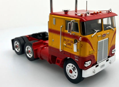 1975 Peterbilt 352 Sleeper Tractor w/Fuel Tanker Trailer: Pilot Gas For Less (1/43)