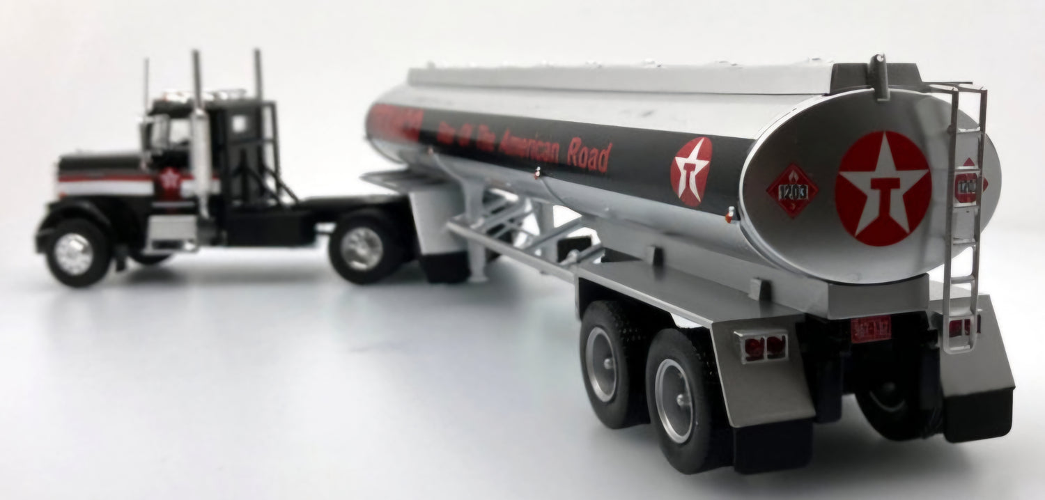 1977 Freightliner FLC 120 64T Day Cab w/Tanker Trailer: Texaco Oil (1/43)