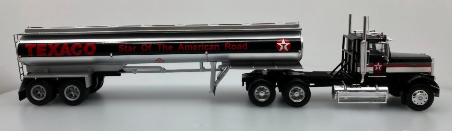 1977 Freightliner FLC 120 64T Day Cab w/Tanker Trailer: Texaco Oil (1/43)