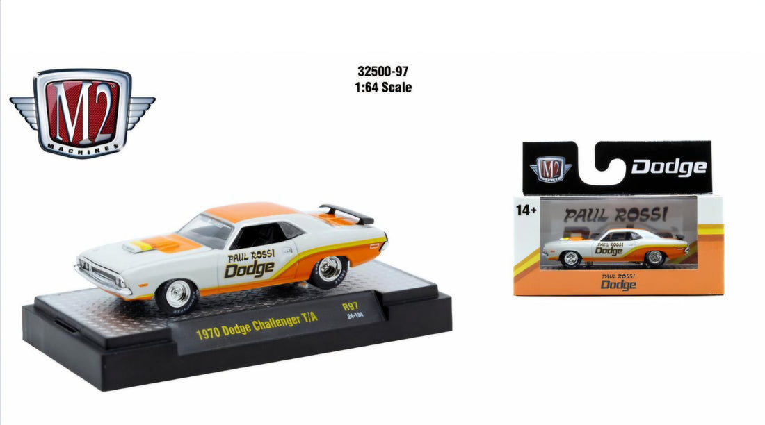 Paul Rossi - 1970 Dodge Challenger T/A (M2 Machines Auto-Thentics 32500-97)