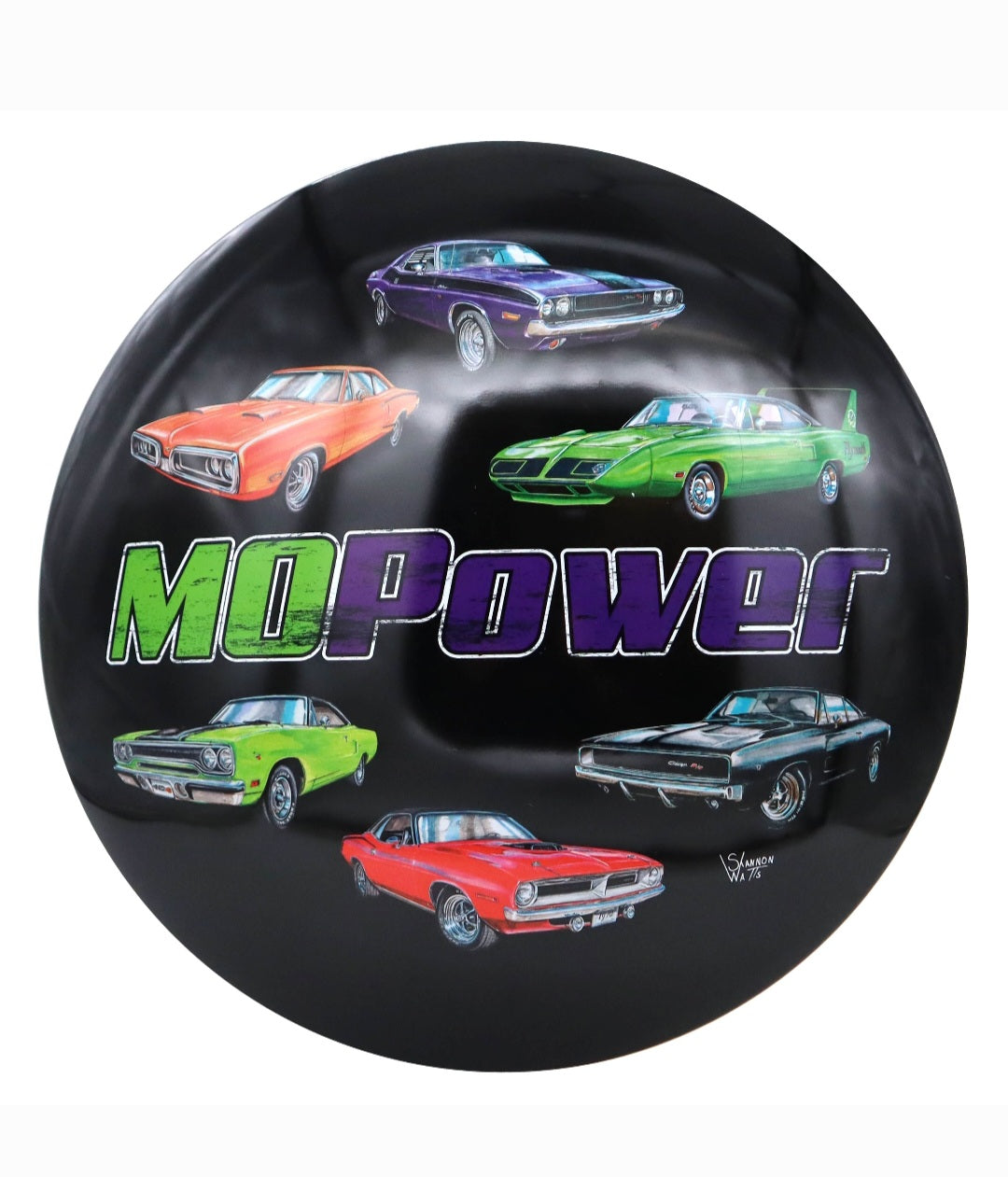 MoPower (15" Dome Metal Sign)